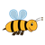 Yellow Bee Color PNG