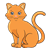 Orange Cat Color PNG