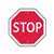 Red Stop Sign Color PDF