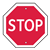 Red Stop Sign Color PNG
