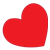 Red Heart 2 Color PNG