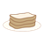 Plate of Bread Color PNG