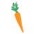 Orange Carrot Color PNG