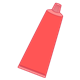 Red Toothpaste Tube 