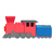 Red Train Engine Color PDF