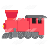 Red Train Engine