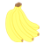 Yellow Bananas Color PNG