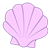 Purple Seashell Color PNG