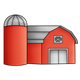 Red Barn and Silo 