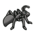 Black Ant Color PNG