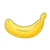 Yellow Banana 2 Color PNG