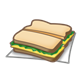 Cheese Sandwich with lettuce