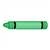 Green Crayon Color PDF