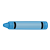 Blue Crayon Color PNG