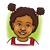 Smiling Girl Color PNG