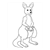Kangaroo with Joey Line PDF