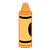 Orange Crayon Color PNG
