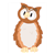 Owl with Curved Beak Color PDF