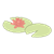 Pale Green Lily Pads Color PNG