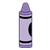 Purple Crayon Color PNG