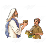 Jesus Breaking Bread
