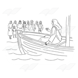 Jesus in Boat
