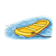 Yellow Raft in water