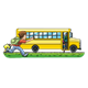 Boy Running to Bus 