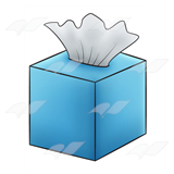 Blue Tissue Box