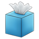 Blue Tissue Box 
