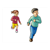 Children Running Color PDF
