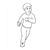 Boy Running Line PDF