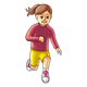 Girl Running 