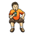 Boy with a Drink Color PNG