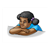 Girl Resting Color PDF
