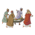 Friends Carrying Man Color PNG