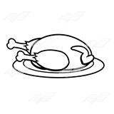 Turkey on Platter