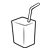 Red Juice Box Line PNG