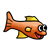 Grinning Fish Color PNG