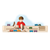 Boy with Train Set Color PNG