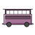 Purple Train Car Color PNG