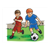 Boys Playing Soccer Color PDF