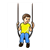 Boy on Swing Color PDF