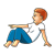 Relaxed Boy Color PNG
