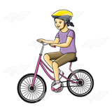 Girl Riding Bike