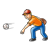 Boy Pitching Color PNG