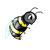 Bee Color PNG