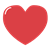 Red Heart 3 Color PNG
