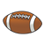 Brown Football Color PNG