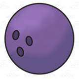 Purple Bowling Ball